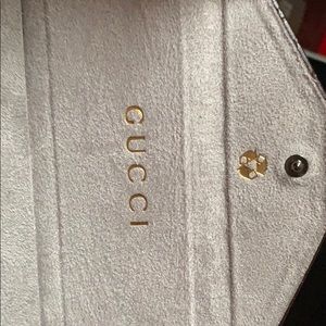 Gucci Authentic Eyeglass case Brown